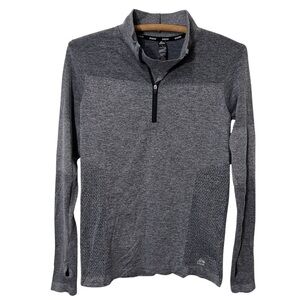 RBX long sleeve quarter zip pullover mock neck Black lightweight size large